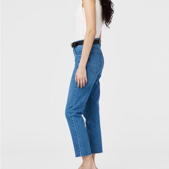 NWT RAG & BONE NINA HIGH RISE ANKLE CIGARETTE JEANS Size 29 - Picture 2 of 7